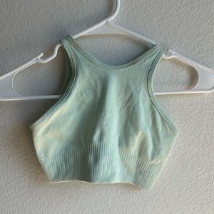 By Zella Light Green Crop Top